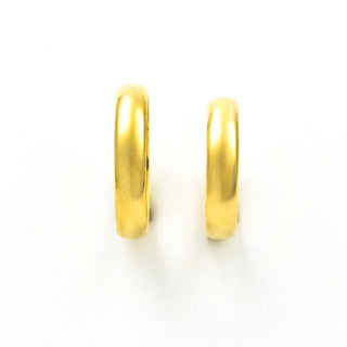Trauringe aus 750 Gelbgold, nachhaltiger second hand Schmuck perfekt aufgearbeitet