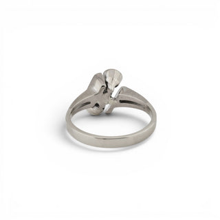 Brillantring aus 585 Weißgold, nachhaltiger second-hand Schmuck perfekt aufgearbeitet