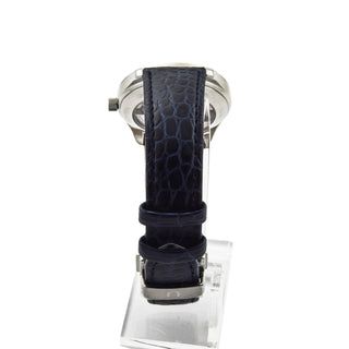 Union Glashütte Herrenarmbanduhr Automatik mit Datumsanzeige und Sichtboden, Schnellschaltung und Zentralsekunde, gebrauchte Luxusuhr im Top-Zustand