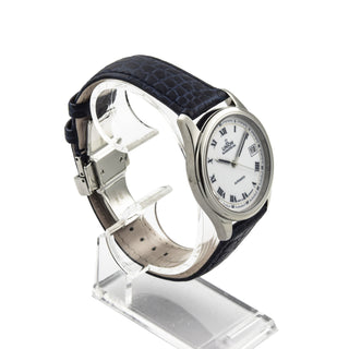 Union Glashütte Herrenarmbanduhr Automatik mit Datumsanzeige und Sichtboden, Schnellschaltung und Zentralsekunde, gebrauchte Luxusuhr im Top-Zustand
