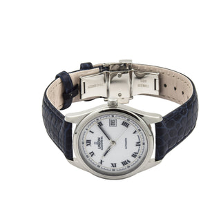 Union Glashütte Herrenarmbanduhr Automatik mit Datumsanzeige und Sichtboden, Schnellschaltung und Zentralsekunde, gebrauchte Luxusuhr im Top-Zustand