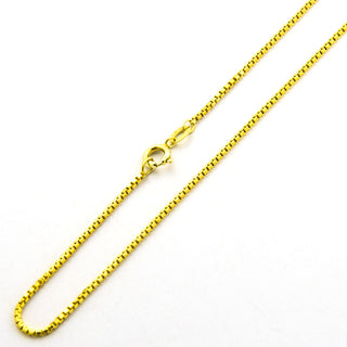 Veneziakette aus 585 Gelbgold, 60cm, nachhaltiger second hand Schmuck perfekt aufgearbeitet