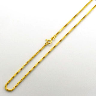 Veneziakette aus 750 Gelbgold, nachhaltiger second hand Schmuck perfekt aufgearbeitet