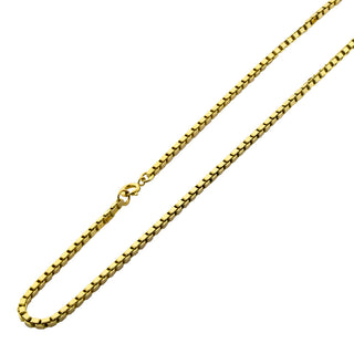 Veneziakette aus 585 Gelbgold, nachhaltiger second hand Schmuck perfekt aufgearbeitet