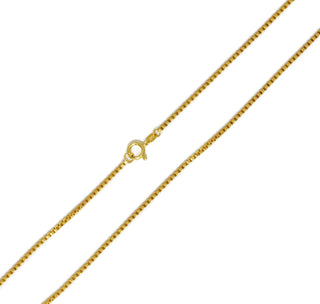 Veneziakette aus 585 Gelbgold, nachhaltiger second hand Schmuck perfekt aufgearbeitet