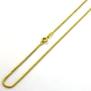 Veneziakette aus 585 Gelbgold, nachhaltiger second hand Schmuck perfekt aufgearbeitet