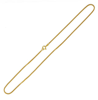 Veneziakette aus 585 Gelbgold, nachhaltiger second hand Schmuck perfekt aufgearbeitet