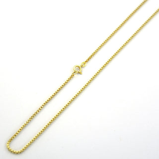 Veneziakette aus 585 Gelbgold, nachhaltiger second hand Schmuck perfekt aufgearbeitet