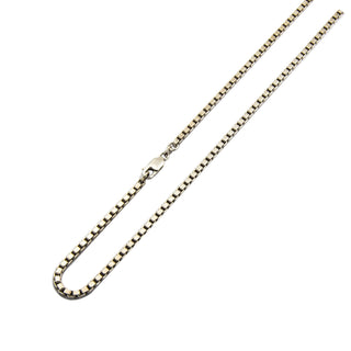 Veneziakette aus 585 Weißgold, 85cm, nachhaltiger second hand Schmuck perfekt aufgearbeitet