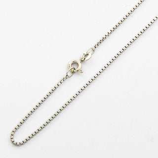 Veneziakette aus 750 Weißgold, nachhaltiger second hand Schmuck perfekt aufgearbeitet