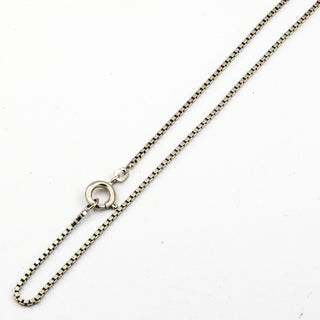 Veneziakette aus 585 Weißgold, nachhaltiger second hand Schmuck perfekt aufgearbeitet