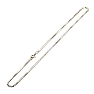 Veneziakette aus 750 Weißgold, nachhaltiger second hand Schmuck perfekt aufgearbeitet