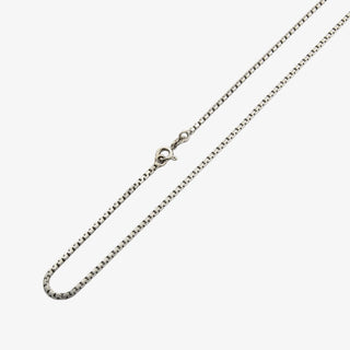 Veneziakette aus 750 Weißgold, nachhaltiger second hand Schmuck perfekt aufgearbeitet