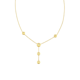 Brillantkette aus 585 Gelbgold, nachhaltiger second-hand Schmuck perfekt aufgearbeitet
