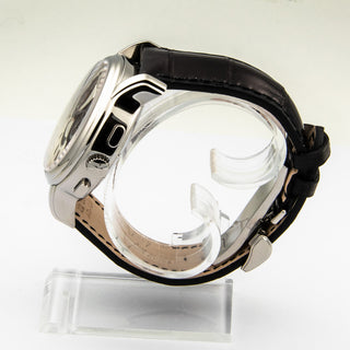 Zenith El Primero Open Automatik mit Chronograph, Panoramadatum , Sichtboden, Kleine Sekunde und Gangreserveanzeige, gebrauchte Luxusuhr im Top-Zustand