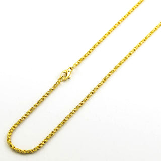 Zopfkette aus 750 Gelbgold, nachhaltiger second hand Schmuck perfekt aufgearbeitet
