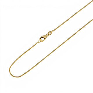 Zopfkette aus 585 Gelbgold, nachhaltiger second-hand Schmuck perfekt aufgearbeitet