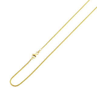 Zopfkette aus 585 Gelbgold, nachhaltiger second-hand Schmuck perfekt aufgearbeitet