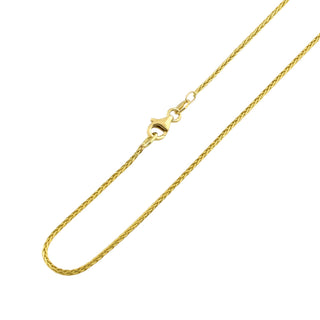 Zopfkette aus 585 Gelbgold, nachhaltiger second-hand Schmuck perfekt aufgearbeitet
