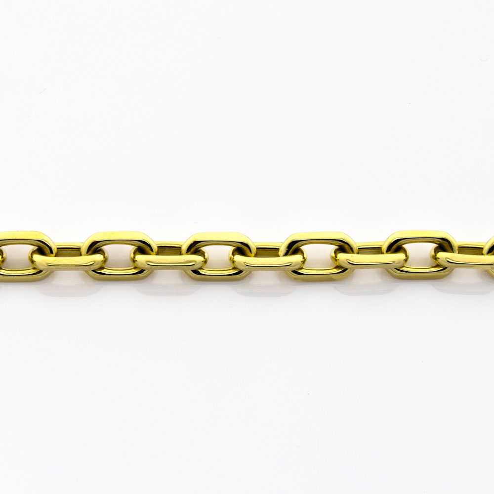 Ankerarmband aus 585 Gelbgold, nachhaltiger second hand Schmuck perfekt aufgearbeitet