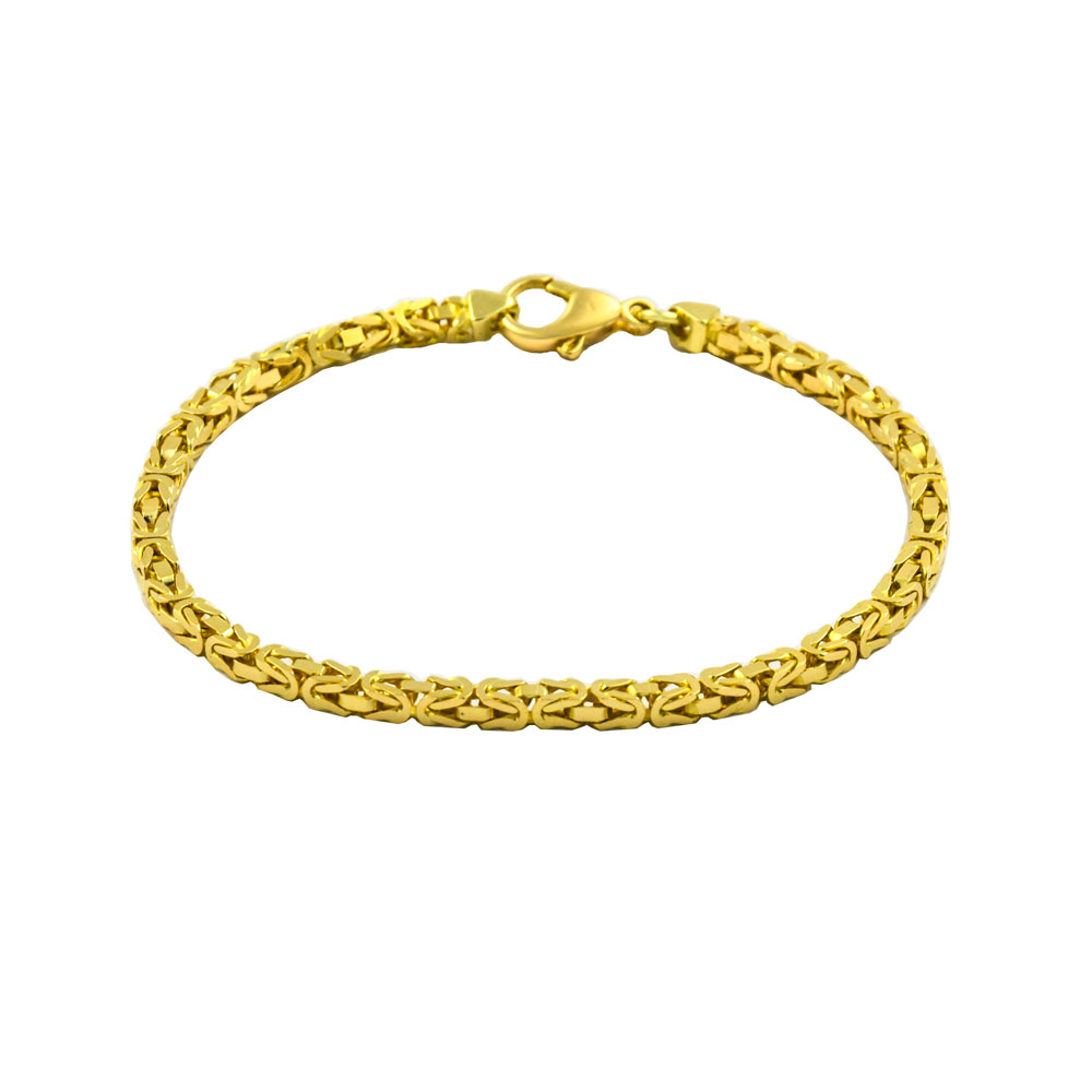 Königsarmband aus 585 Gelbgold, nachhaltiger second hand Schmuck perfekt aufgearbeitet