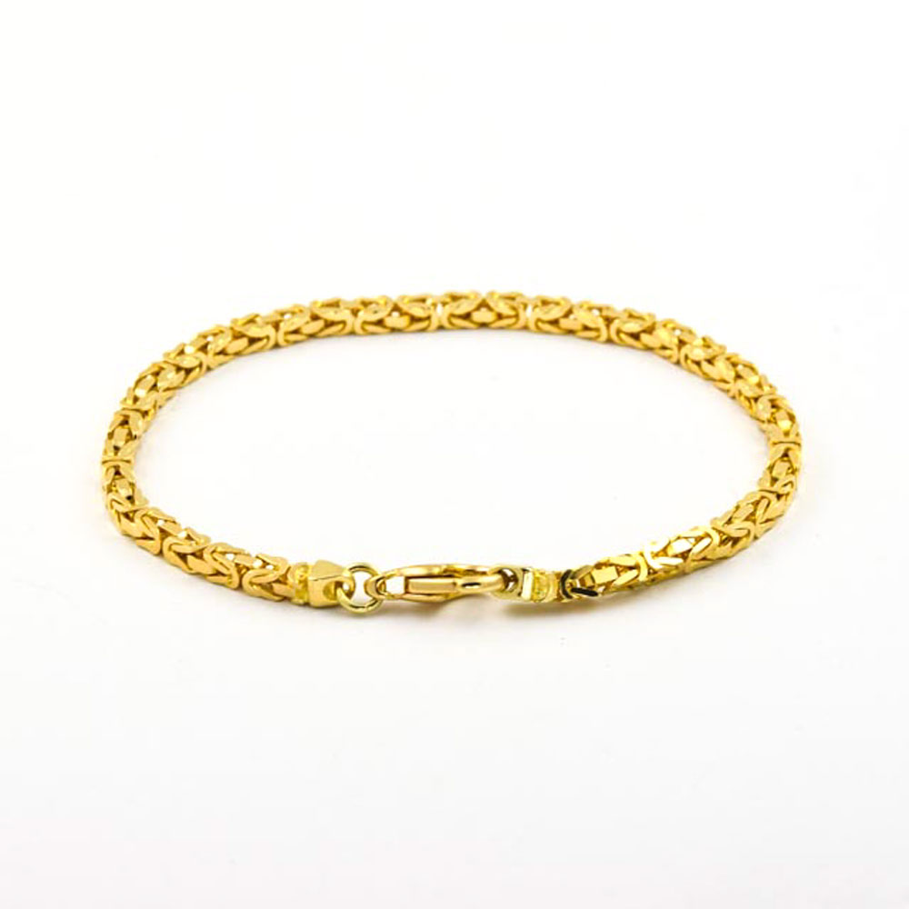 Königsarmband aus 585 Gelbgold, nachhaltiger second hand Schmuck perfekt aufgearbeitet