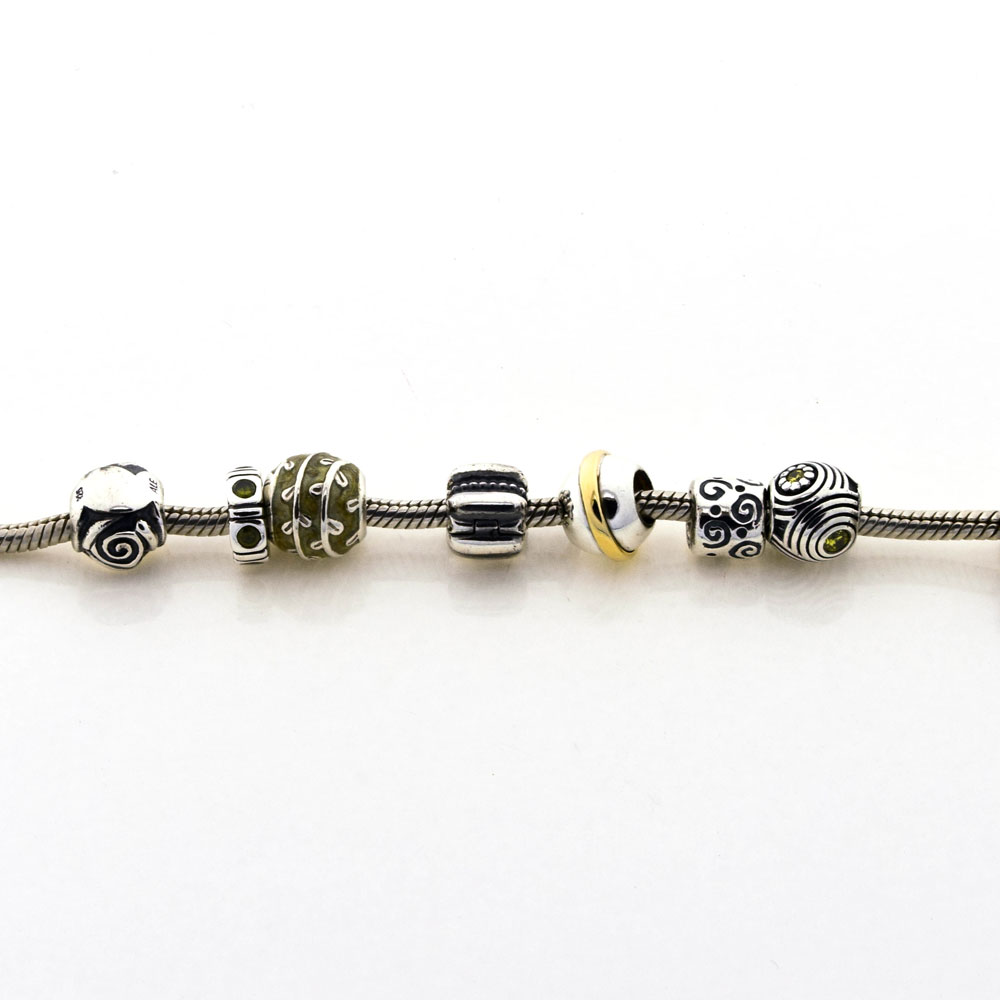 Pandora Armband aus 925 Silber, nachhaltiger second hand Schmuck perfekt aufgearbeitet