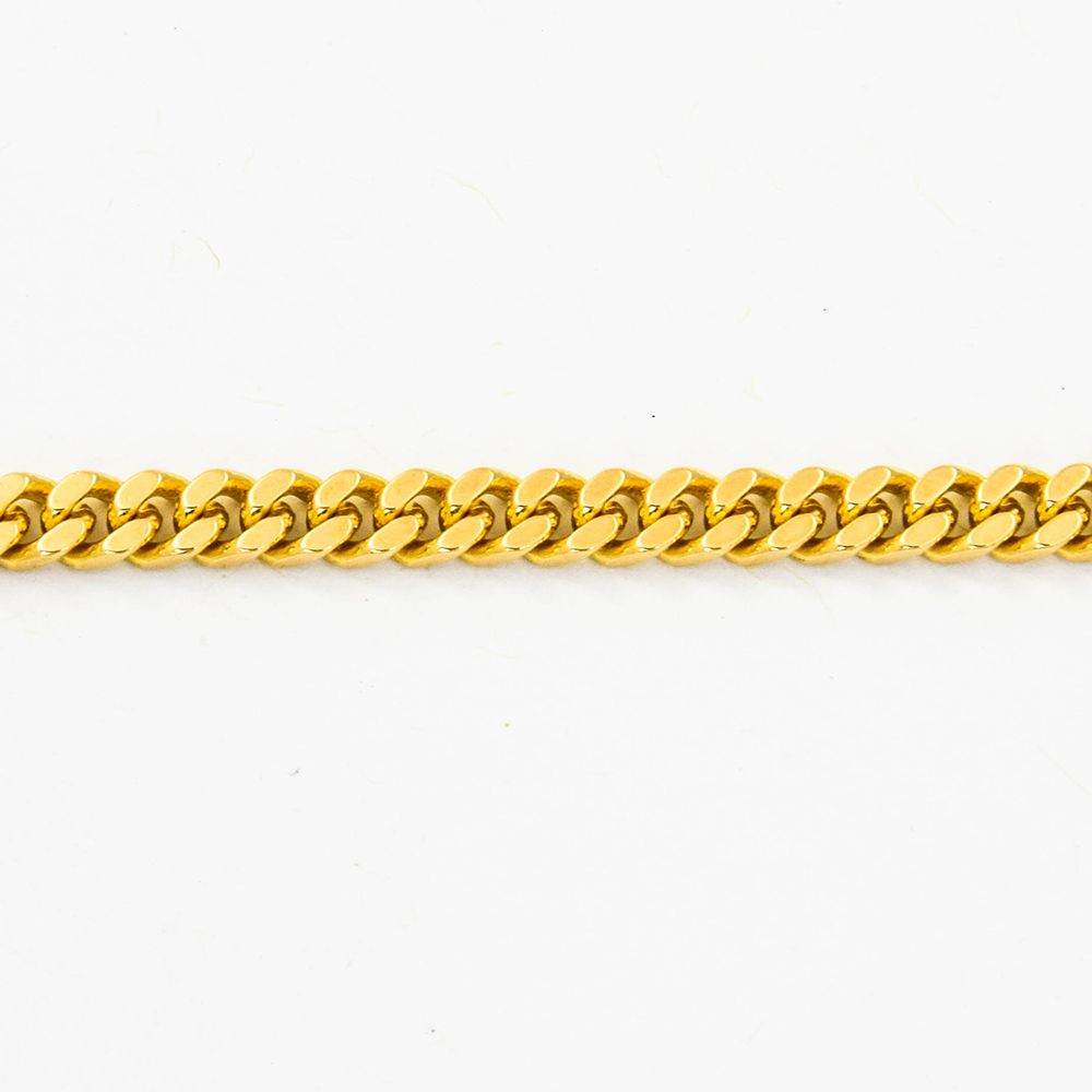 Panzerarmband aus 585 Gelbgold, nachhaltiger second hand Schmuck perfekt aufgearbeitet