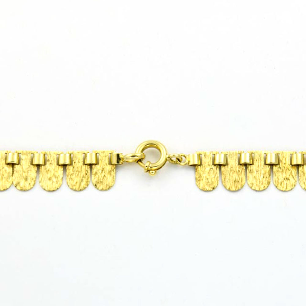 Collier aus 585 Gelbgold, nachhaltiger second hand Schmuck perfekt aufgearbeitet