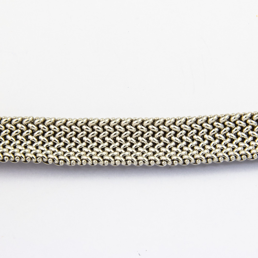 Collier aus 585 Gelb- und Weißgold, 45 cm,  nachhaltiger second hand Schmuck perfekt aufgearbeitet