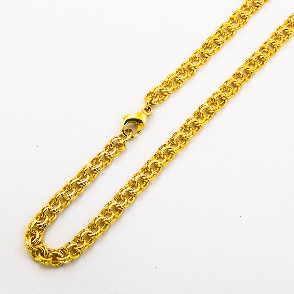 Garibaldikette aus 585 Gelbgold, nachhaltiger second hand Schmuck perfekt aufgearbeitet