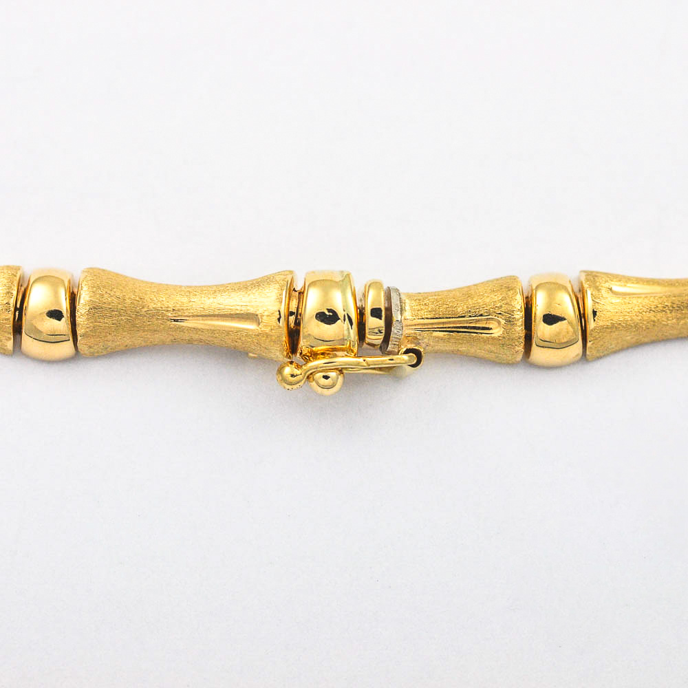 Halskette aus 585 Gelbgold, 42 cm,  hochwertiger second hand Schmuck perfekt aufgearbeitet