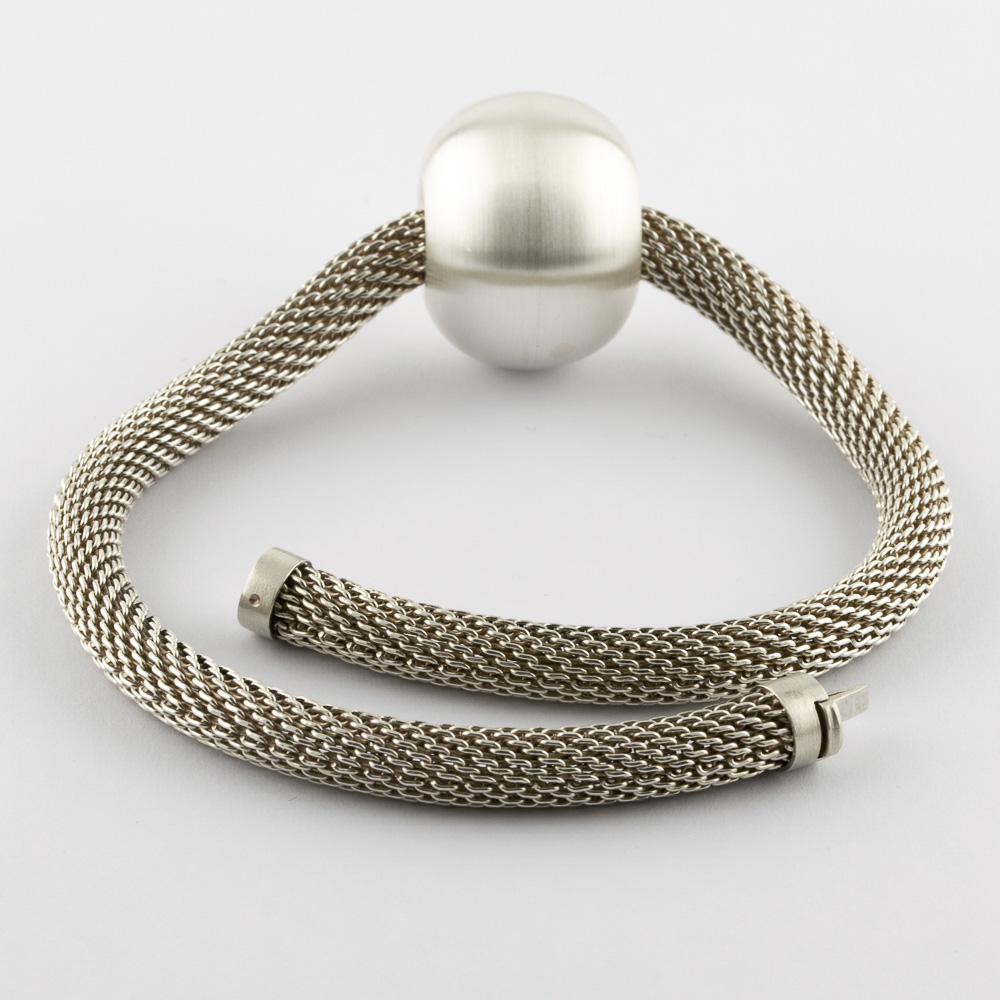 Halskette mit Anhänger aus 925 Silber, 41,5 cm, hochwertiger second hand Schmuck perfekt aufgearbeitet