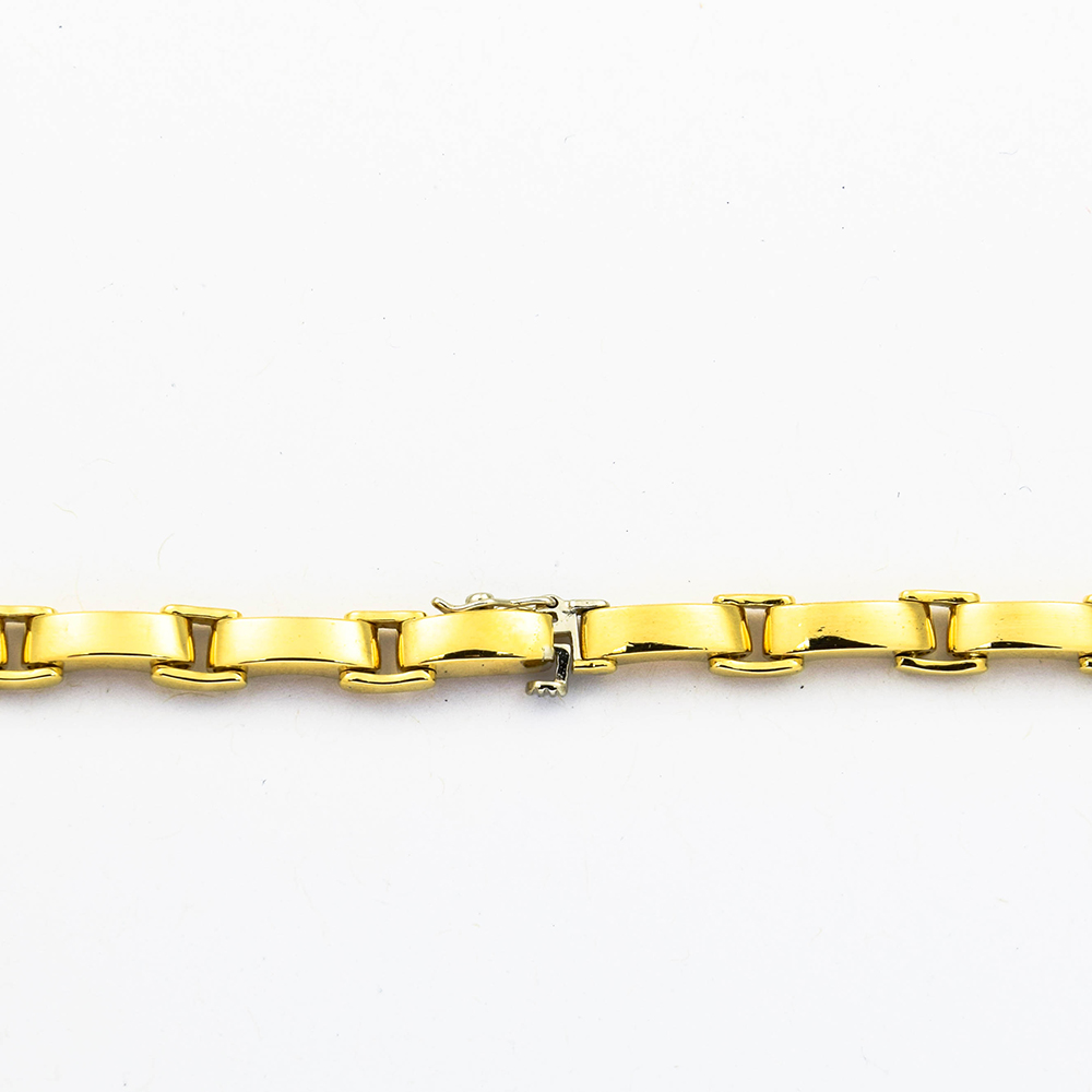 Schmitt Diamantcollier aus 750 Gelbgold, nachhaltiger second hand Schmuck perfekt aufgearbeitet