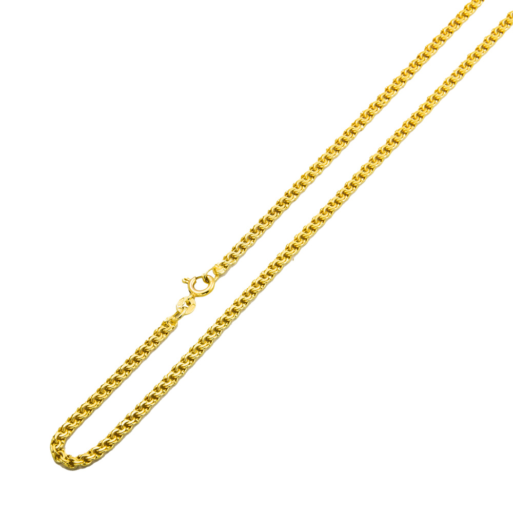 Uno A Erre Halskette aus 585 Gelbgold, nachhaltiger second hand Schmuck perfekt aufgearbeitet