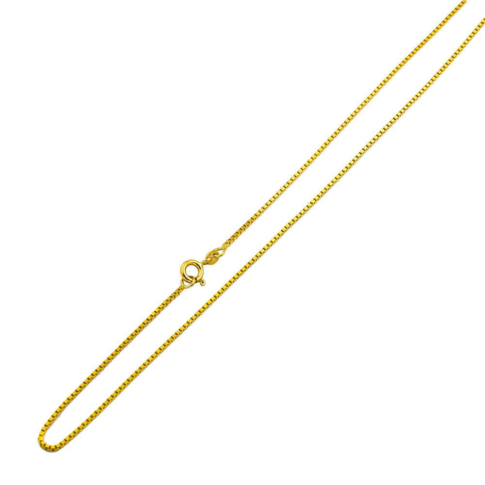 Veneziakette aus 585 Gelbgold, nachhaltiger second hand Schmuck perfekt aufgearbeitet