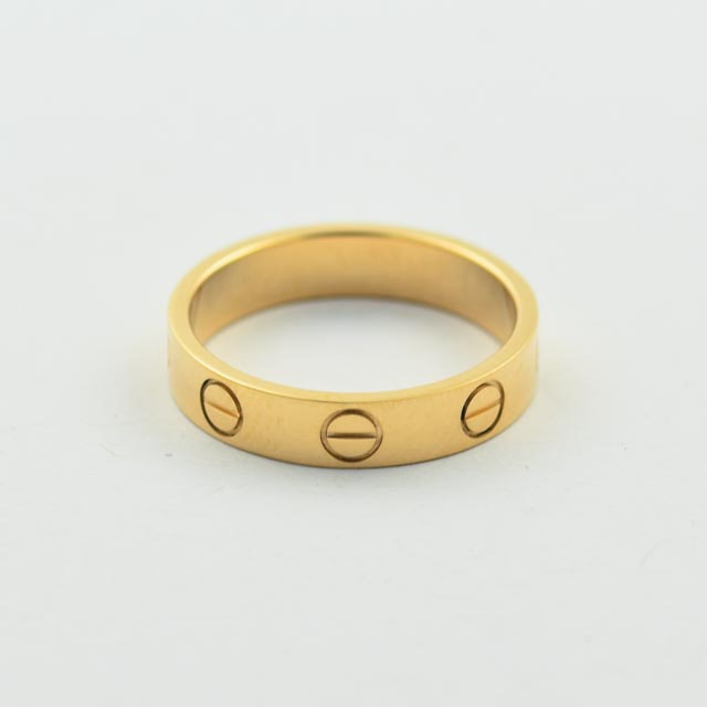 Cartier Ring aus 750 Gelbgold, nachhaltiger second hand Schmuck perfekt aufgearbeitet