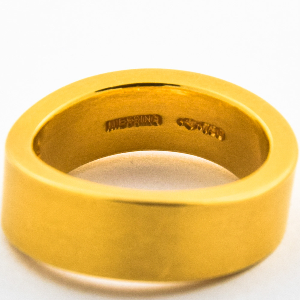 Niessing Ring Kerbe II aus 750 Gelbgold mit Diamant, neuwertig, nachhaltiger second hand Schmuck perfekt aufgearbeitet