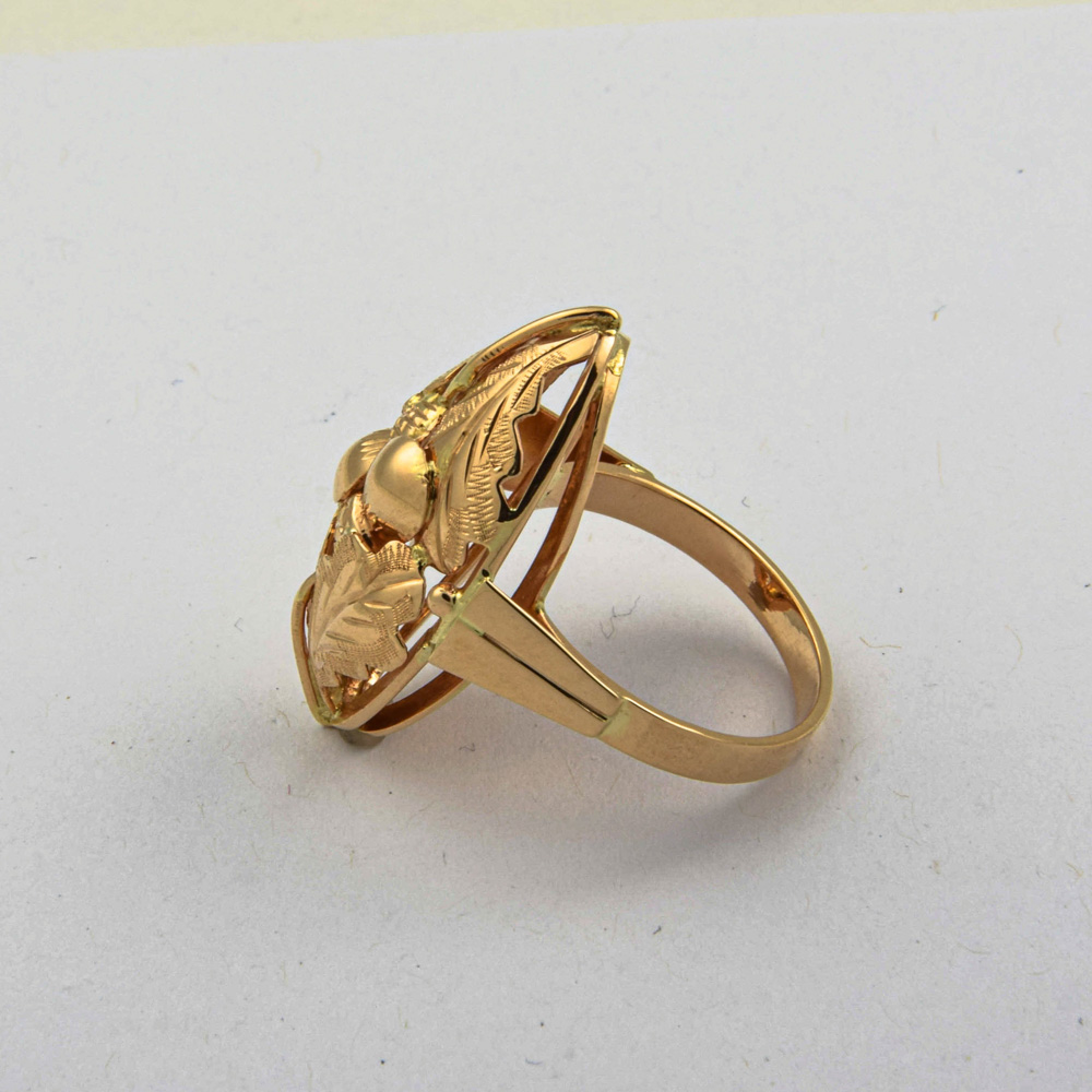 Ring aus 585 Roségold, nachhaltiger second hand Schmuck perfekt aufgearbeitet