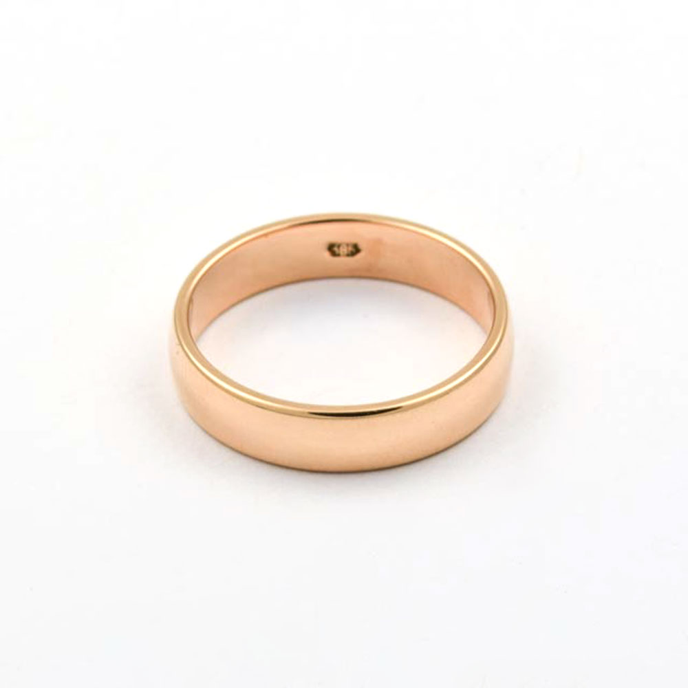 Ring aus 585 Rotgold, nachhaltiger second hand Schmuck perfekt aufgearbeitet