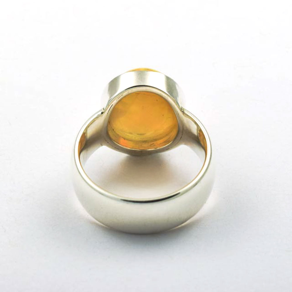 Ring aus 925 Silber mit Opal, nachhaltiger second hand Schmuck perfekt aufgearbeitet