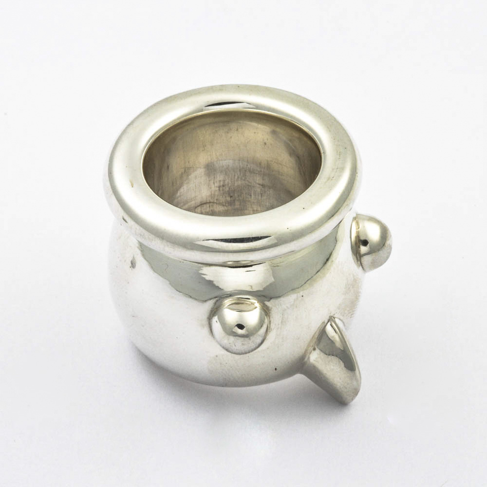 Ring Vogel aus 925 Silber, hochwertiger second hand Schmuck perfekt aufgearbeitet