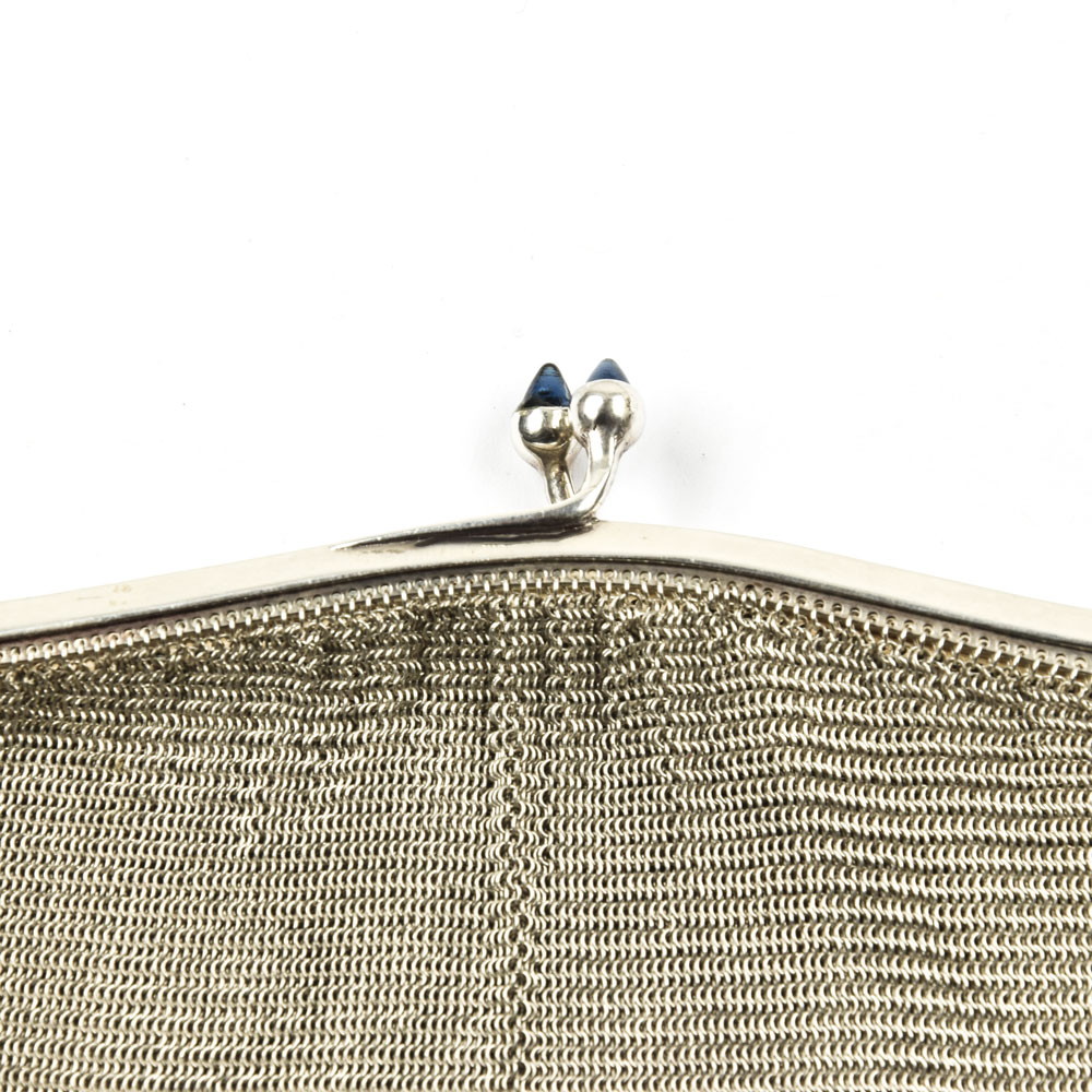 Handtasche Massifil aus 800 Silber, nachhaltiger second hand Schmuck perfekt aufgearbeitet