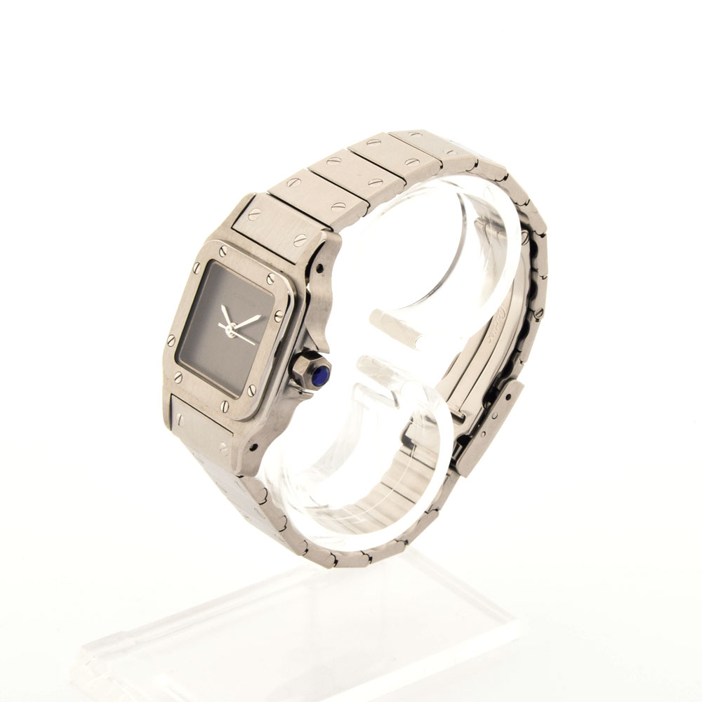 Cartier Armbanduhr Santos Automatik, gebrauchte Luxusuhr im Top-Zustand