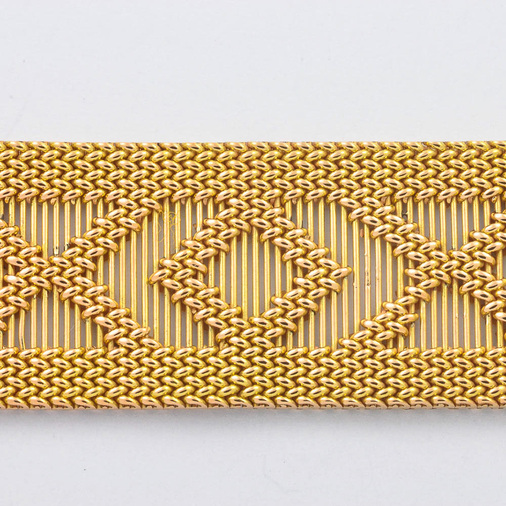 Armband aus 750 Gelbgold, hochwertiger second hand Schmuck perfekt aufgearbeitet