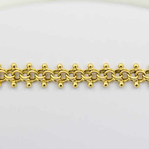 Armband aus 585 Gelbgold, 20cm, nachhaltiger second hand Schmuck perfekt aufgearbeitet