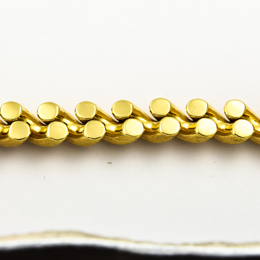 Armband aus 585 Gelbgold, 19cm, nachhaltiger second hand Schmuck perfekt aufgearbeitet