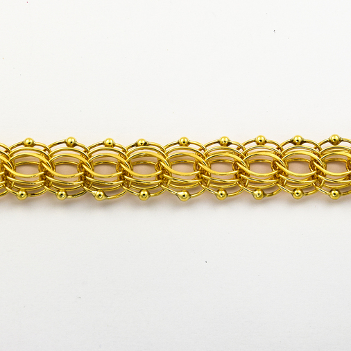 Armband aus 585 Gelbgold, 20cm, nachhaltiger second hand Schmuck perfekt aufgearbeitet