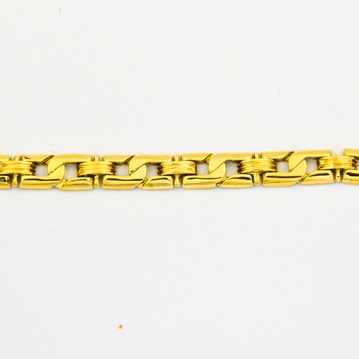 Armband aus 585 Gelbgold, 22cm, nachhaltiger second hand Schmuck perfekt aufgearbeitet