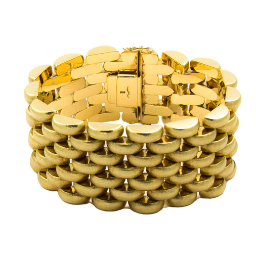Armband aus 585 Gelbgold, 19,5cm, nachhaltiger second hand Schmuck perfekt aufgearbeitet